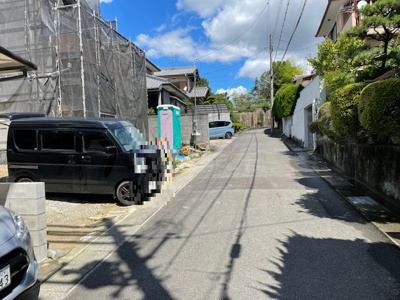 【前面道路含む現地写真】 | 城陽市寺田正道　新築戸建