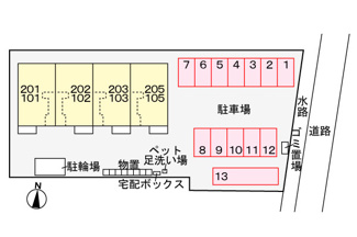 【区画図】 | プランドール岐南