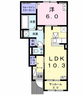 【間取り】 | プランドール岐南