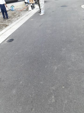 光ゲートシティ　枚方　9号地の前面道路含む現地写真