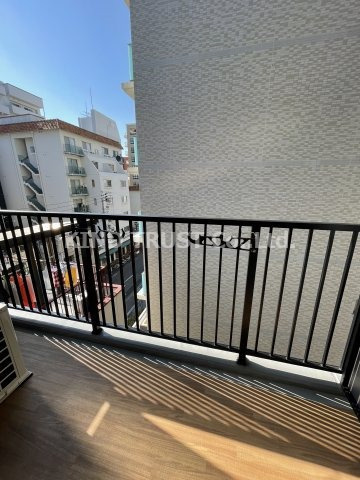 リップル南森町Ⅰのバルコニー