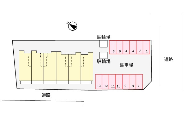 アン・サンクセットの区画図