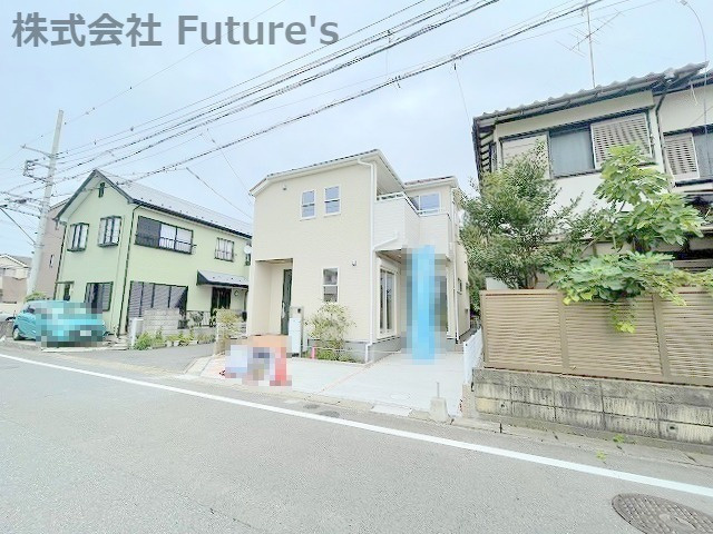 吉川市高富　新築戸建　全1棟の外観|JR武蔵野線「吉川」駅・徒歩10分！ワンランク上の高級仕様の新築戸建・全1棟！