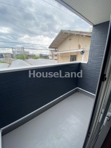 TJ海南岡田のバルコニー
