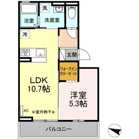 D-roomアベタテの間取り