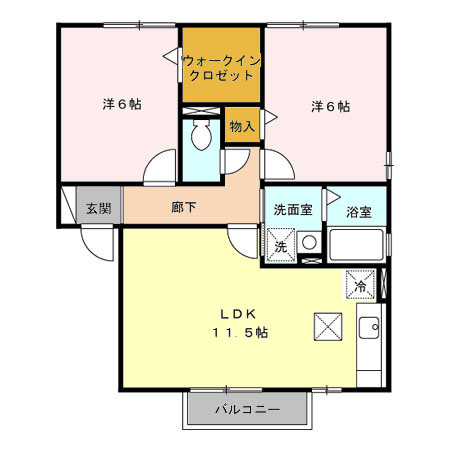 セジュール善の間取り