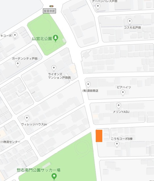 林パーキングの地図