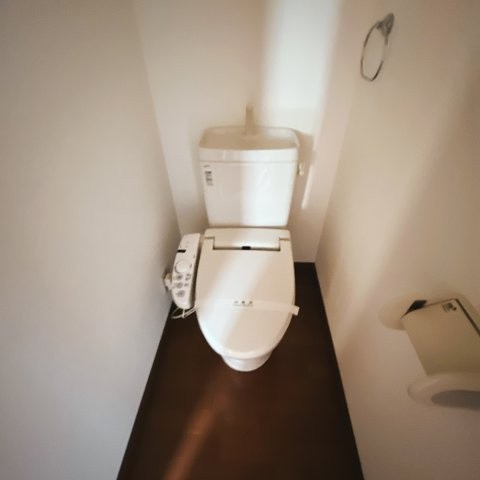 富山市上袋の賃貸マンションのトイレ
