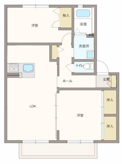 【間取り】 | サンハイツ旭Ａ