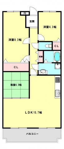 グランドパレス君影の間取り|◇リノベーション実施済＾＾