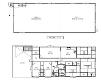 【間取り】 | 忠岡北1丁目住宅付倉庫