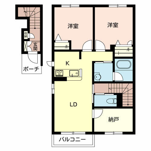 Sakura Suitesの間取り