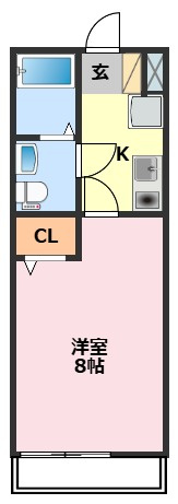 フラットテンの間取り