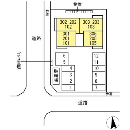 フォーチューンの区画図