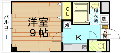 Villa西裏（ヴィラ西裏）の間取り