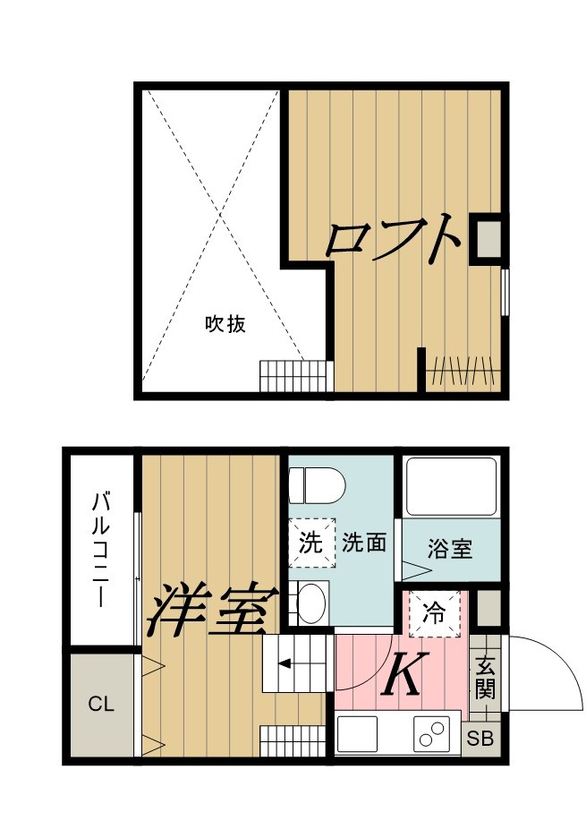 Oak蘇我の間取り