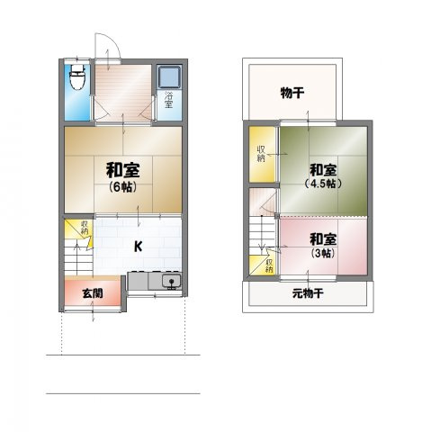 【間取り】 | 嵯峨折戸町