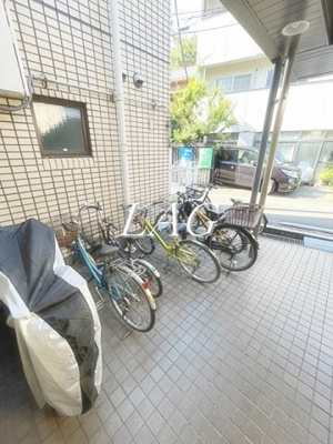 【その他共用部分】 | 一の坂ハイツ | 駐輪場です。