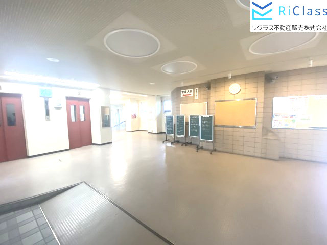 夢野ハイタウン1号棟のエントランス|毎日通るエントランスはこのようになっています