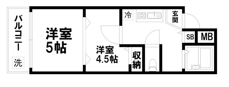 アルティスタ三条の間取り