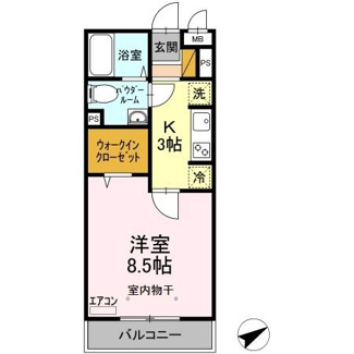 【間取り】 | ジェンティーレ７０３