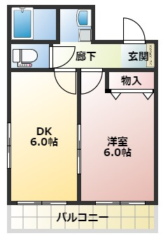 フレグランス成道の間取り