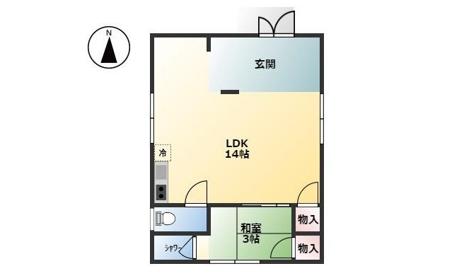 広島市南区向洋大原町　中古一戸建て(JS)の間取り