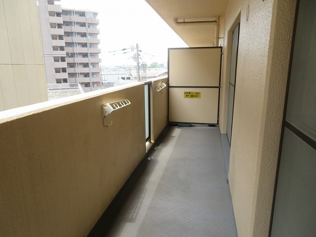 グランディールシャトーのバルコニー