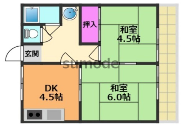 【間取り】 | ヴェール美園