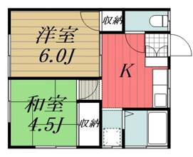 【間取り】 | 松葉コーポ　1号棟