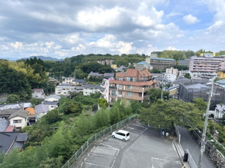 【展望】 | 神戸市北区有馬町保養所 | 屋上からは有馬の町並みが広がり、眺望良好♪