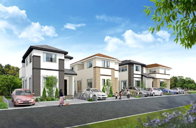 グラッド・タウン平野屋の外観|■外観イメージのデザインは、お客様にてデザイン可能ですよ♪♪
■安心の建物２０年保証＋住宅設備の延長保証１０年付き新築戸建て♪♪