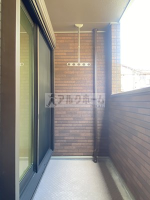 ヴェルデブリッサⅡのバルコニー