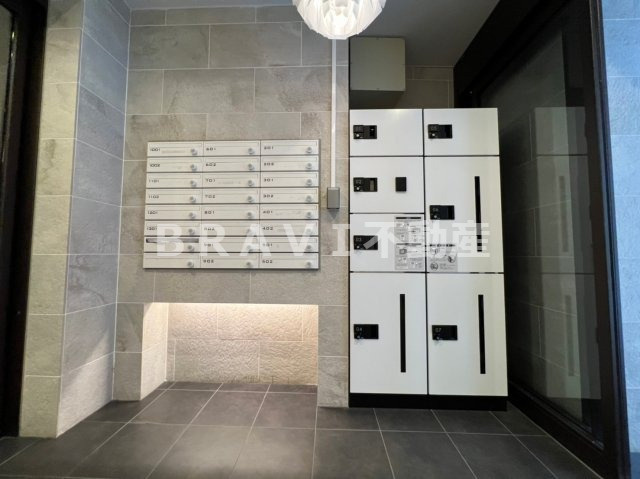 レジディア堺筋本町プレイス　BRAVI不動産のその他共用部分|【グラシア堺筋本町】郵便受け