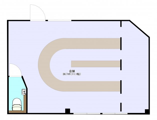 フクダ不動産NEW八木一番街の間取り