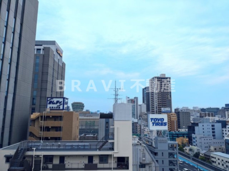 ラシュレ北浜 BRAVI不動産の展望|【ラシュレ北浜】南向きで陽当たり良好です