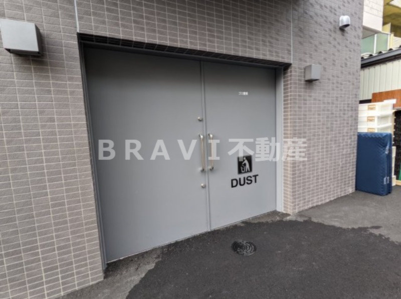 ラシュレ北浜 BRAVI不動産のその他共用部分|【ラシュレ北浜】２４時間ゴミ出し可能なごみ捨て場