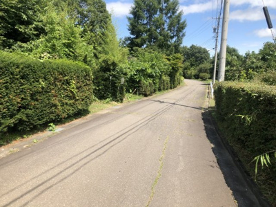 【前面道路含む現地写真】 | 佐久高原美笹別荘地Ｉ－９０