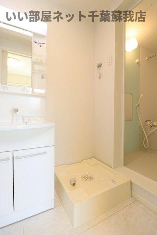 アトレイユ蘇我の洗面所|洗濯機置場