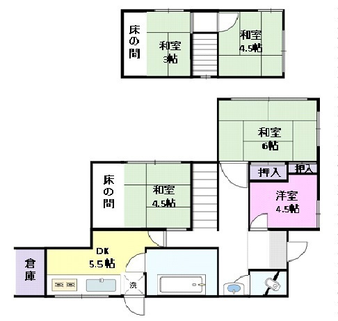【間取り】 | 奥平戸建