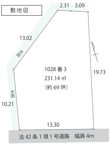 あきる野市五日市　古家付売地