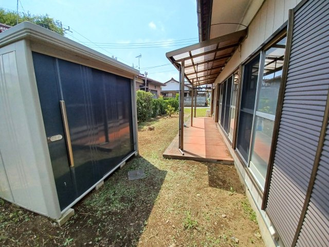 東松山市松山町３丁目 【賃貸中物件】平家戸建(オーナーチェンジ)の庭