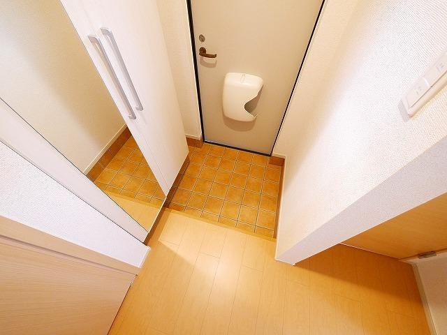 シャンテⅡの玄関|毎日通る玄関はこちらです