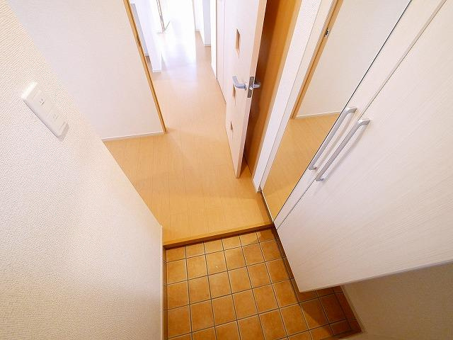 シャンテⅡの玄関|シンプルで使いやすい玄関です
