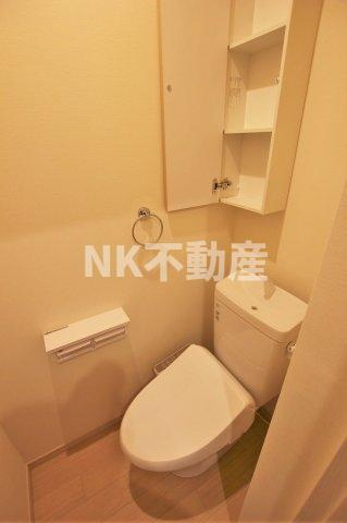 【トイレ】 | ARCENCIEL SQUARE TAKAIDA(高井田賃貸） | 清潔感のあるトイレです