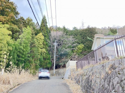 【前面道路含む現地写真】 | 大津市滋賀里2丁目28-1　売土地