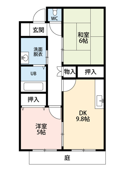 【間取り】 | ドエルマルシェＥ