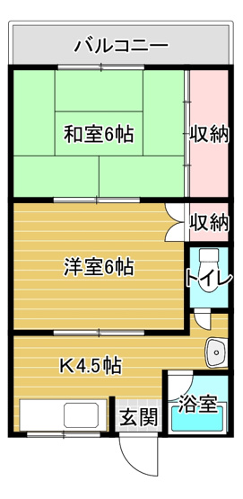 【間取り】 | 岩内マンションⅠ