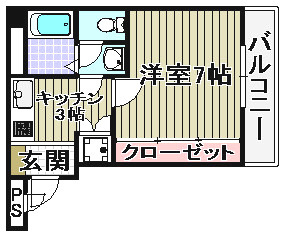 エスポワール鶴山台の間取り