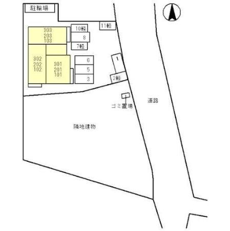 D-room reposの区画図